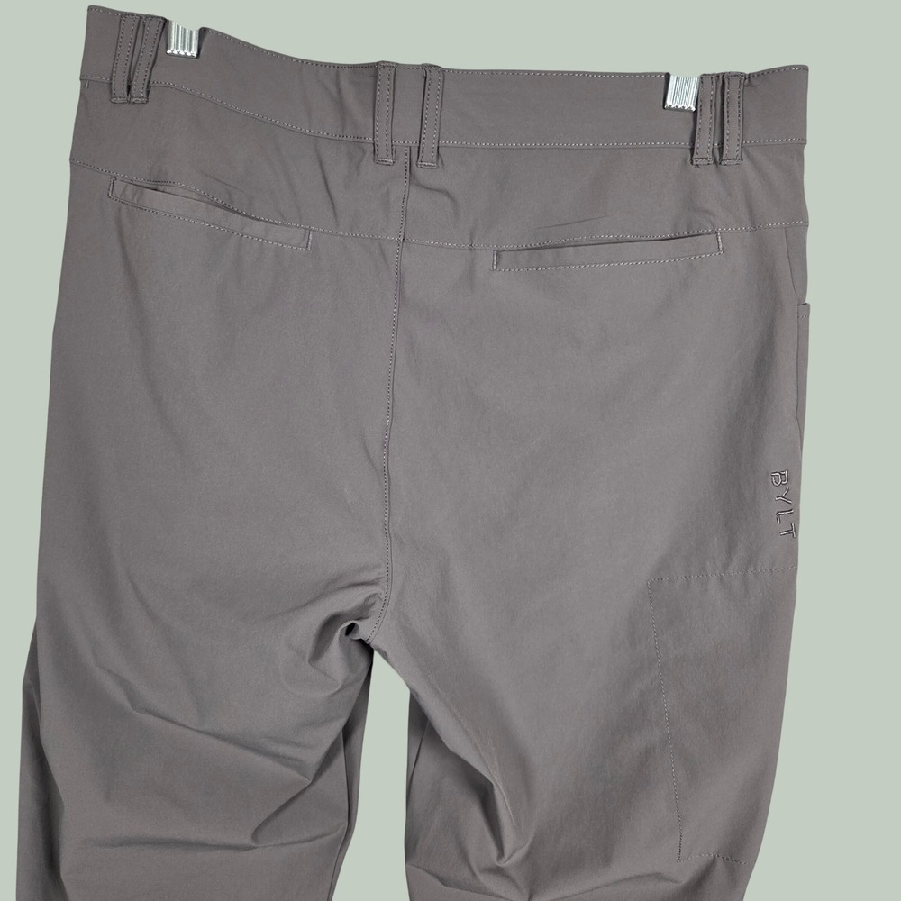 BYLT Premium Basics Men 33 x 28 Ace Jogger Charcoal Gray Performance Stretch